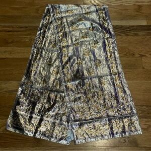 Oscar de la Renta Metallic Scarf/Shawl